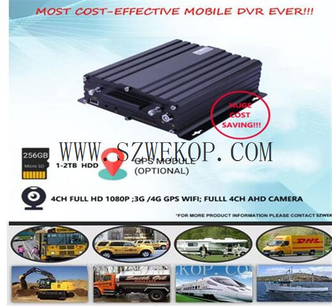 Most Cost-effective 1080P HD Mobile Digital Video Recorders (MDVRS)